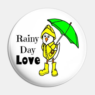 Rainy Day Love Duck Pin