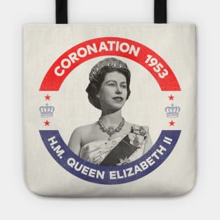 Queen Elizabeth Vintage 1953 Coronation Tote