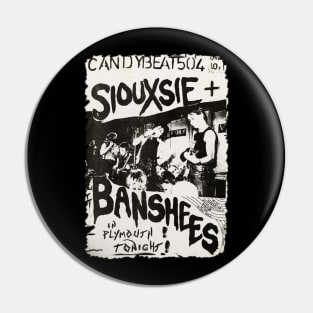 Retro Poster Siouxsie and the Banshees Pin