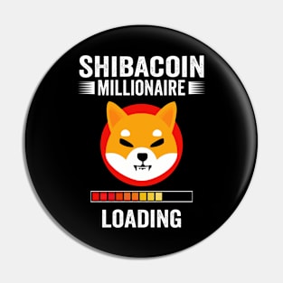 Shiba Coin The millionaire loading Token Coin Shiba Inu Pin