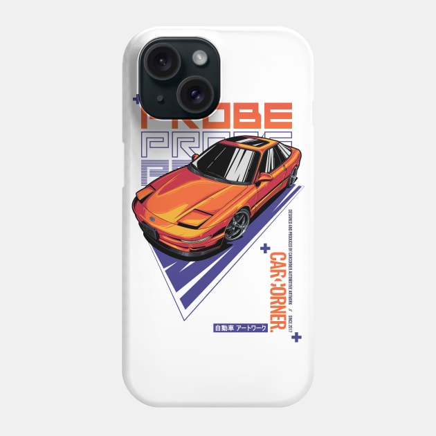 USDM - Ford Probe - CarCorner Phone Case by CarCorner - Automotive Artwork