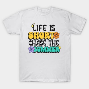 Summer Rays Lakeside Days Vintage Party Meme Quote T-Shirt