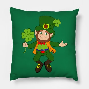 Leprechaun I'm a wee bit Irish gift Idea  st patricks day Pillow