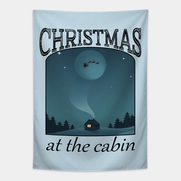 Christmas at the Cabin Tapestry by Blended Designs