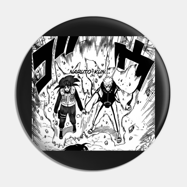 Naruto And Hinata Manga Naruto Pin Teepublic