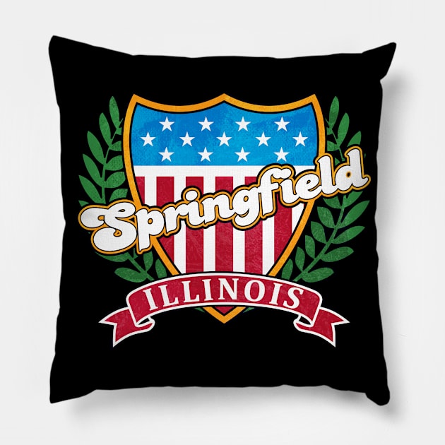 Springfield Illinois Pillow by Jennifer