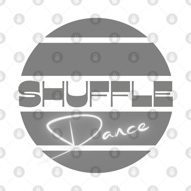 Shuffle dance design in black white and grey for shufflers by Bailamor