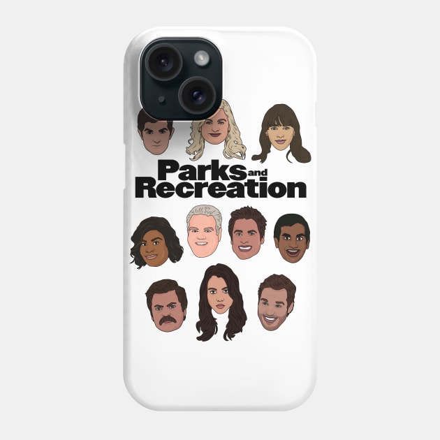 Parks & Recreation Crew Phone Case by emilybr0