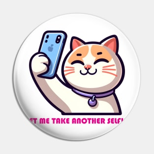Cat Selfie Pin