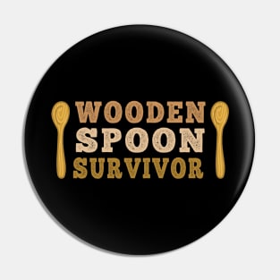 Wooden Spoon Survivor Pin