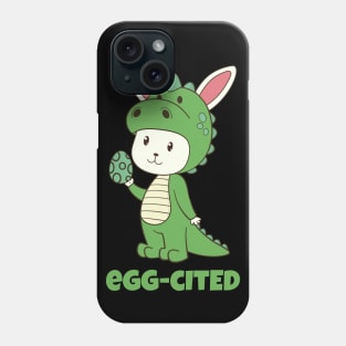 Egg-Cited Easter T Rex Dinosaur Eggcited For Kids Phone Case