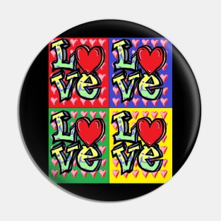 Pop Art Love 1 Pin