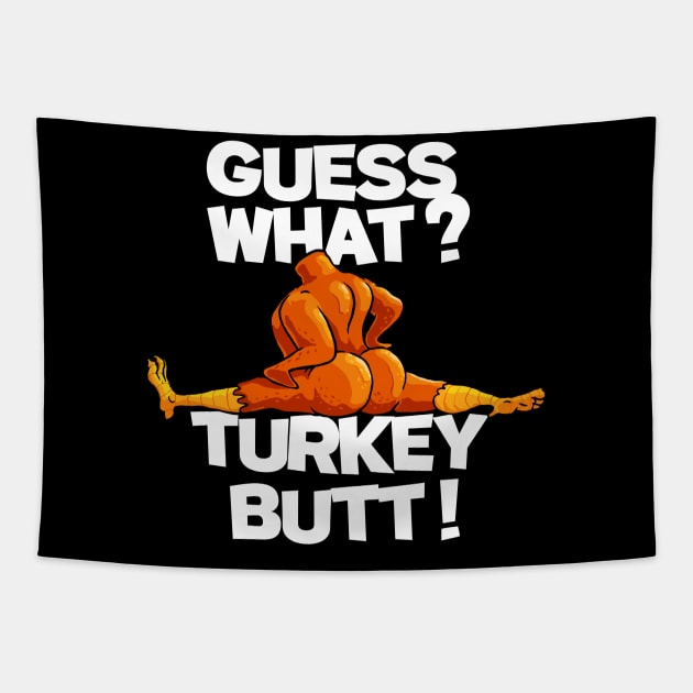 Twerkey Twerking Turkey Funny Turkey Butt Thanksgiving Twerk Turkey Tapestry by vo_maria