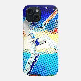 World Cup Cricket Batsman Comic Phone Case