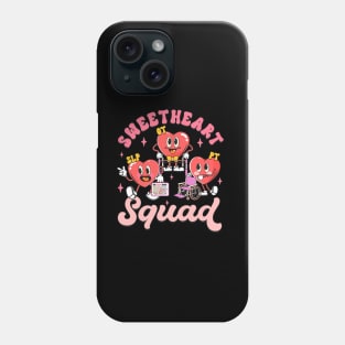 Retro Sweethearts Squad SLP OT PT Valentine Therapy Crew Phone Case