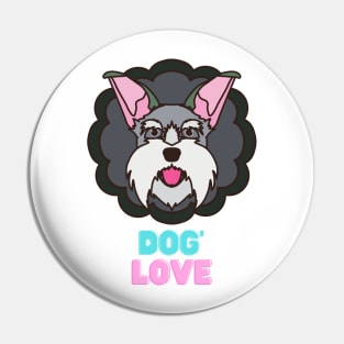 Love dogs my family Pin