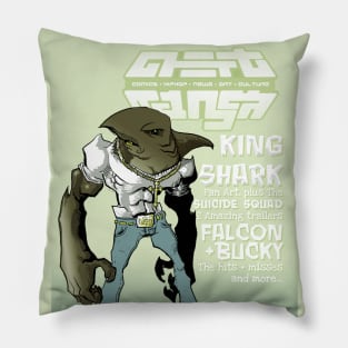 GhettoManga Weekly- Shark Week Pillow