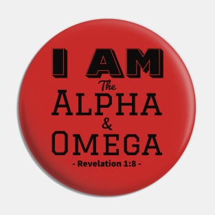 I am the Alpha and Omega Pin