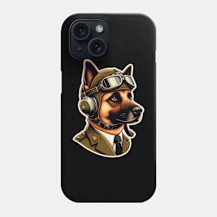 Belgian Malinois Pilot Phone Case