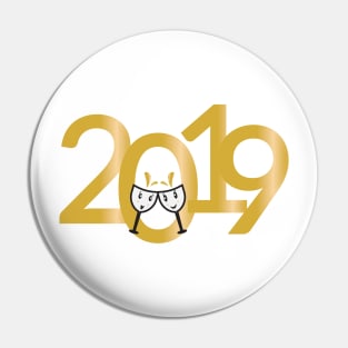 2019 New Years party Pin