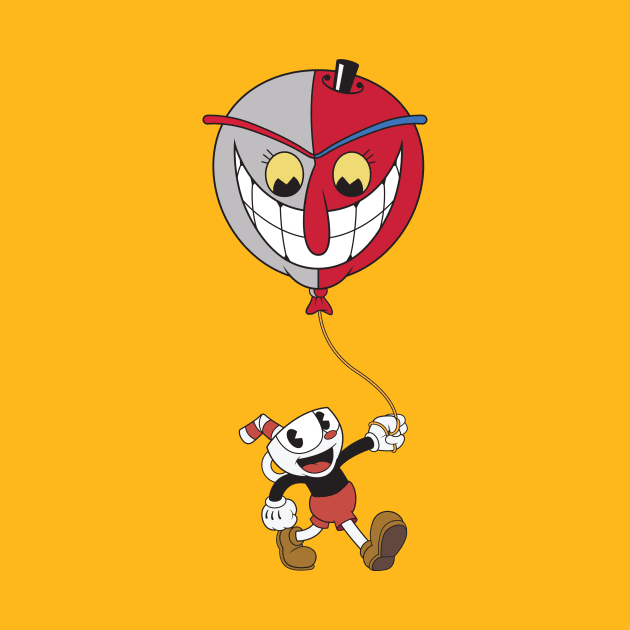 Beppi and Cuphead by Woah_Jonny