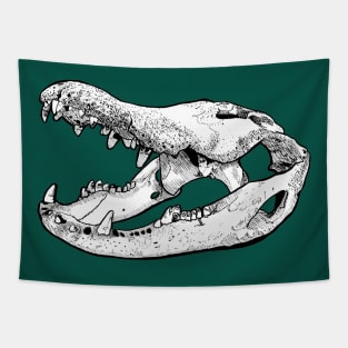 Gator Skull Tapestry