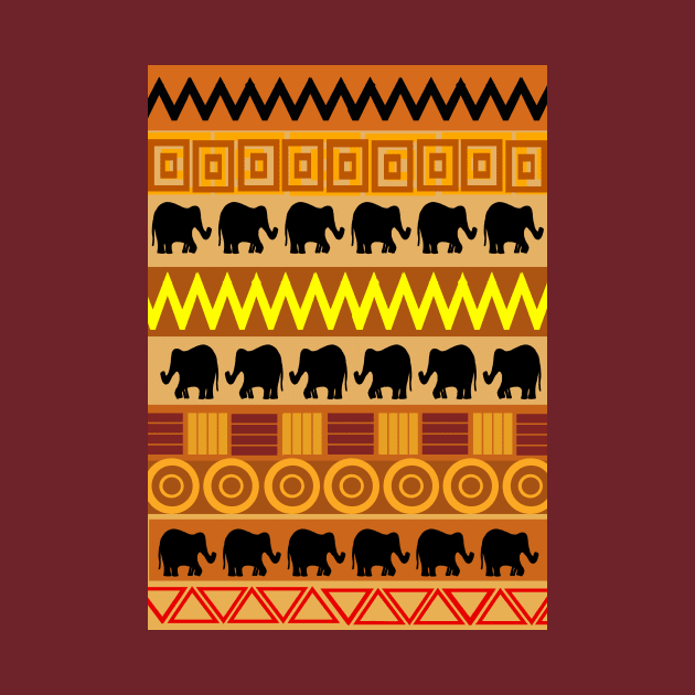 Ethnic Pattern by Scratch