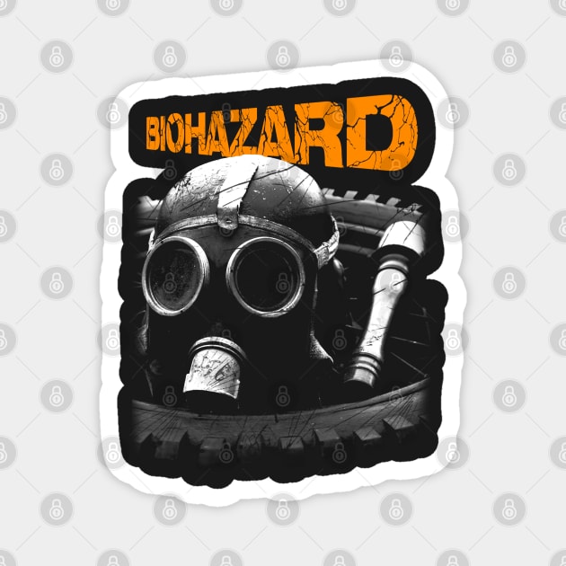 gas mask t-shirt Magnet by hottehue