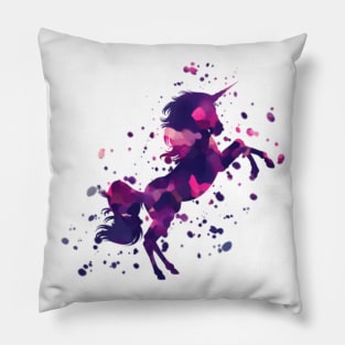 watercolor unicorn- Pillow