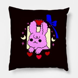 bunny princess in tower cute litte bunny Pillow