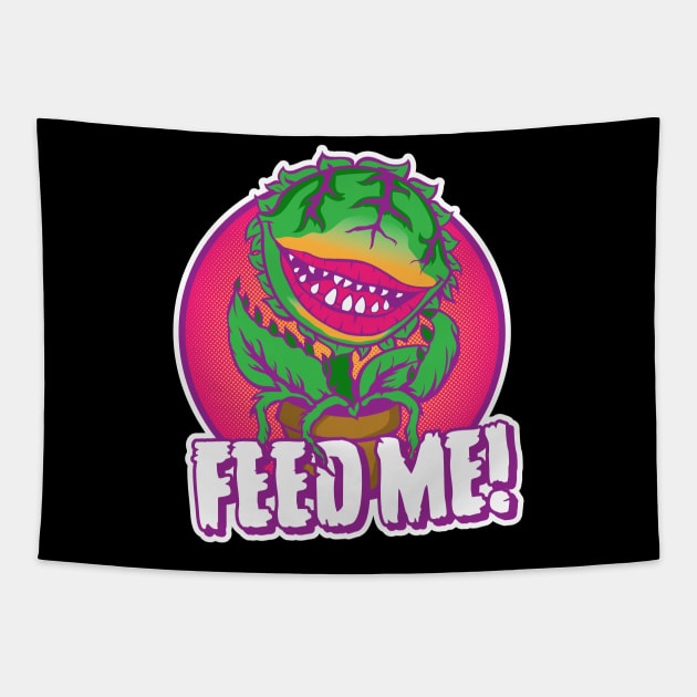 Feed Me! Tapestry by carloj1956