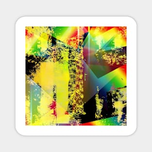 Abstract Colour Design [Digital Abstract Illustration] Magnet