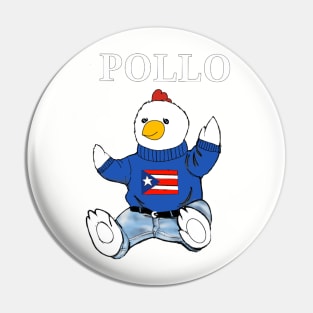 Pollo de Puerto Rico Pin