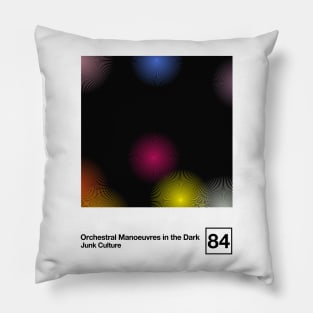 Junk Culture / Minimalist Style Graphic Artwork Design Pillow