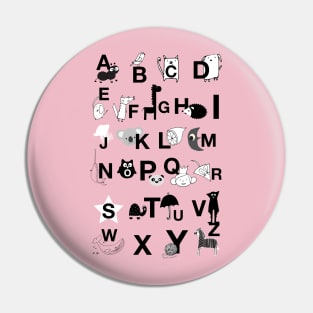 ABC Pink Pin