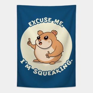 Funny Hamster Pun Cute Graphic Tapestry