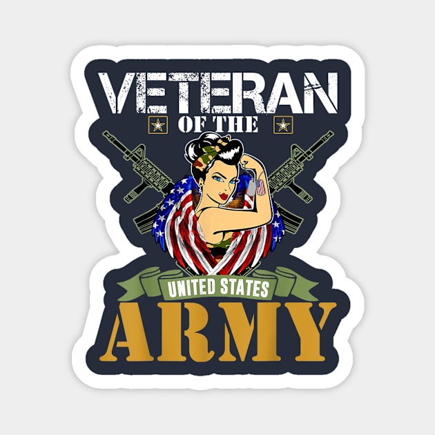 Veteran Of The United States Army Magnet by Distefano