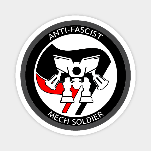 Anti-Fa Mech Solider Magnet by RomesInMKE