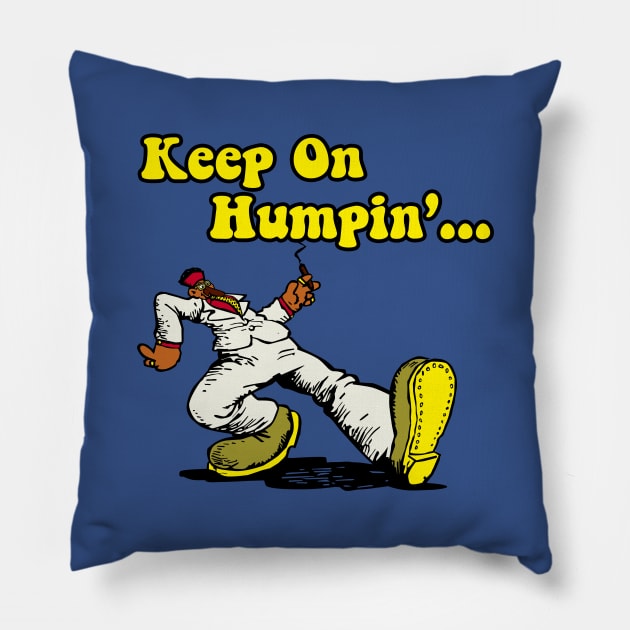 keep on humpin Pillow by sinistergrynn