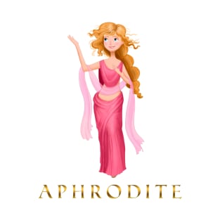 Aphrodite Greek Goddess T-Shirt