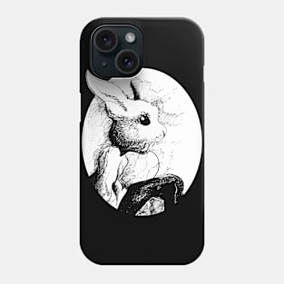 Rabbit prince portrait - vintage fantasy inspired art and designs Phone Case