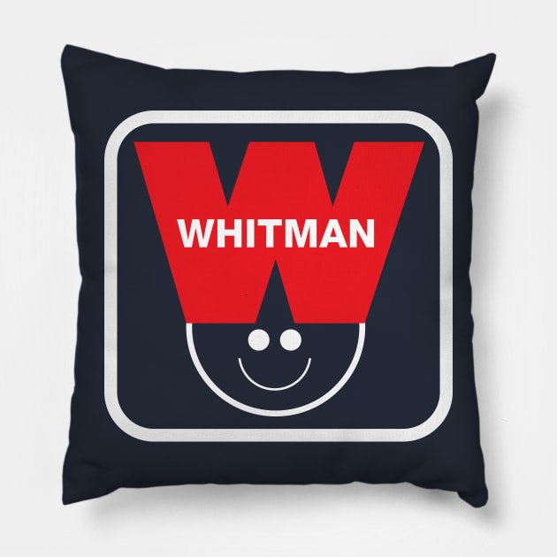 Whitman Logo - Dark Pillow by Chewbaccadoll