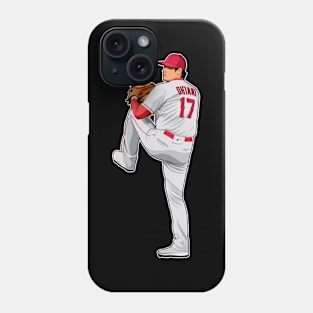 Shohei Ohtani #17 Pitches Phone Case