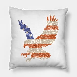 Patriotic Eagle Logo Pillow