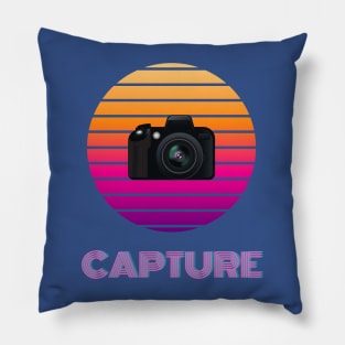 Capture photographer Pillow