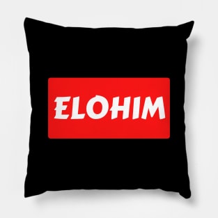 Elohim | Christian Typography Pillow