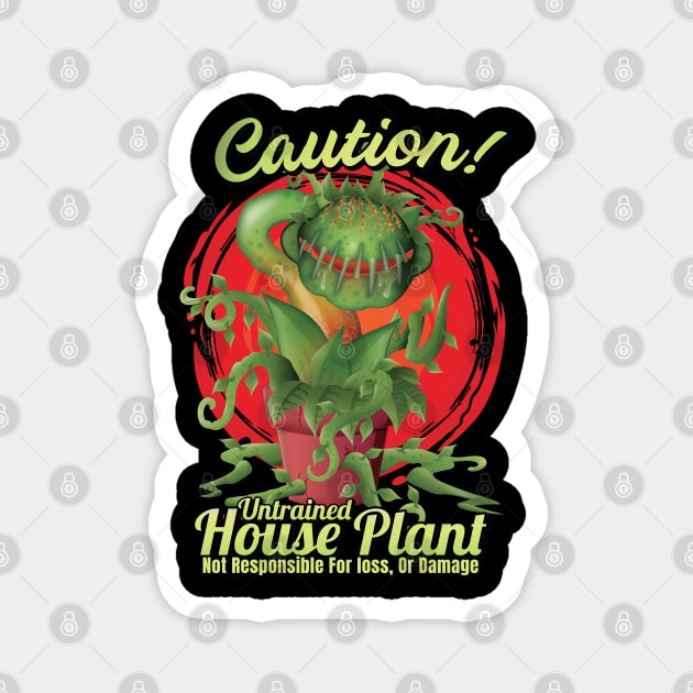 Venus Fly Trap Carnivorous Untrained House Plant Design Magnet by Graphic Duster