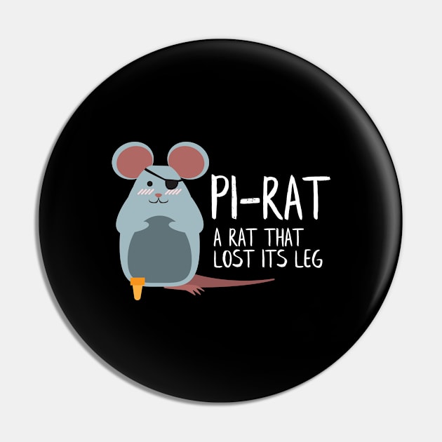 Pirat  Gift for Rat Lovers Funny Mice  Mouse Rat Pin by Riffize