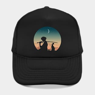 Samurais under the moon Hat
