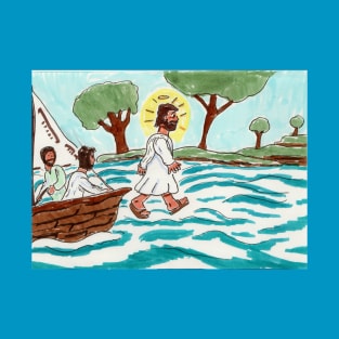 Jesus Walking on Water T-Shirt